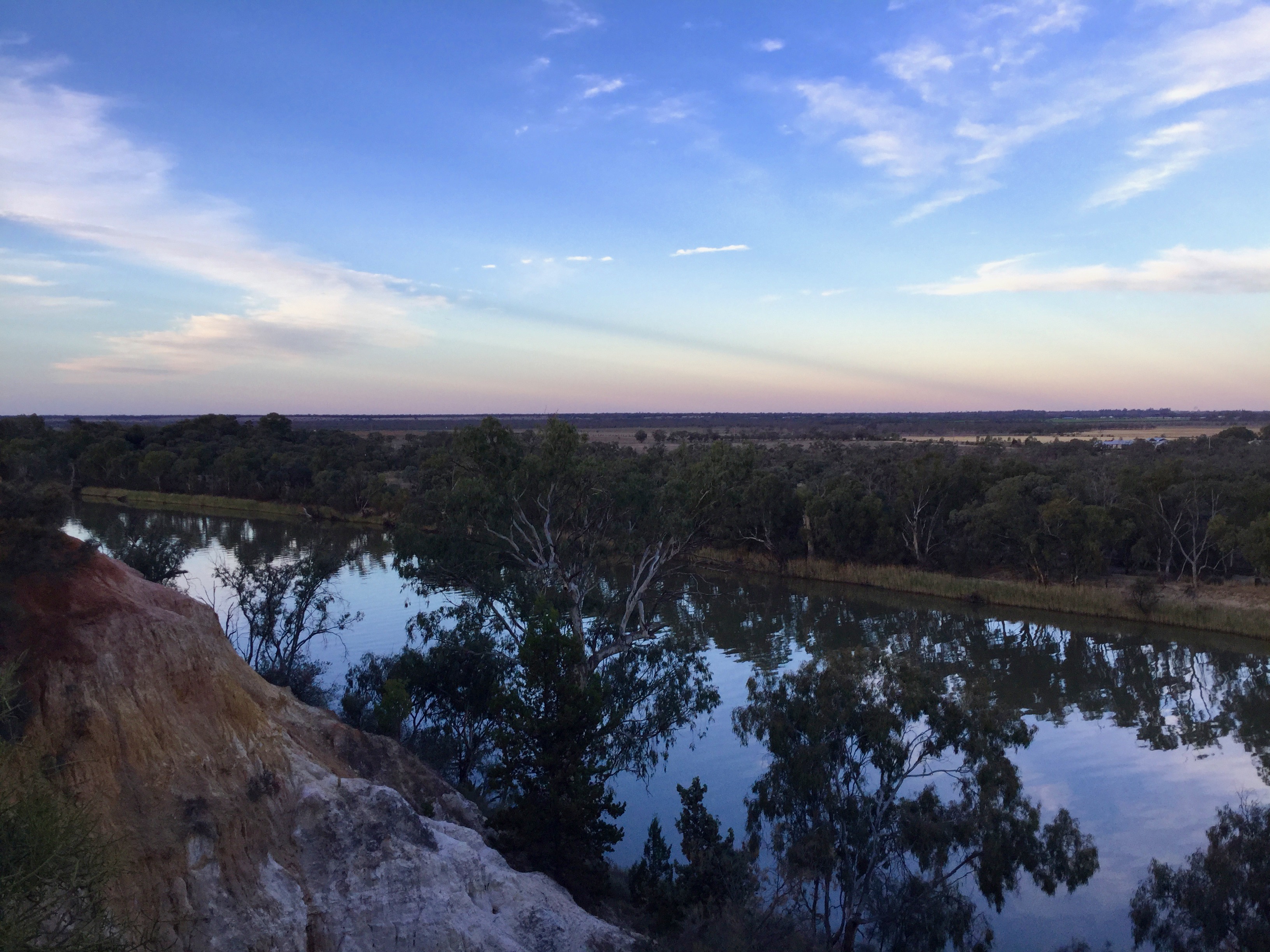 Merbein River at Sunset